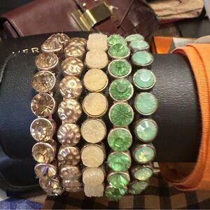 Set of 5!!!  Plunder Magnetic closure bracelets. Retail price $180